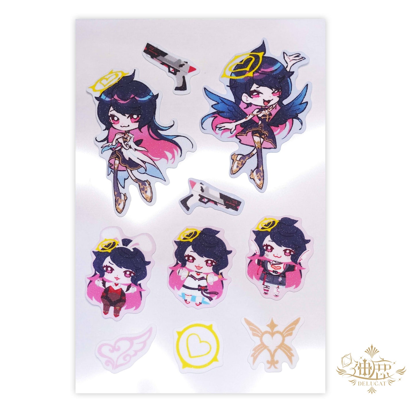 DeluCat Sticker