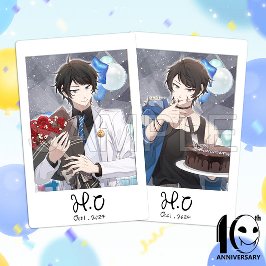 Bloody Painter 10th Anniversary Polaroid Postcard