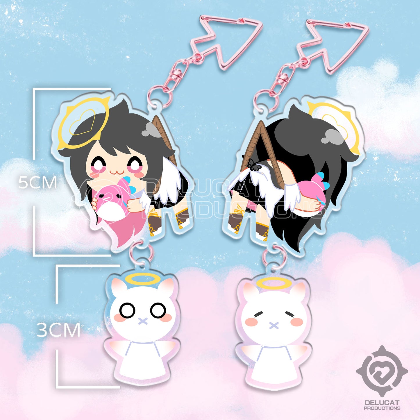 DeluCat Connected Acrylic Charm