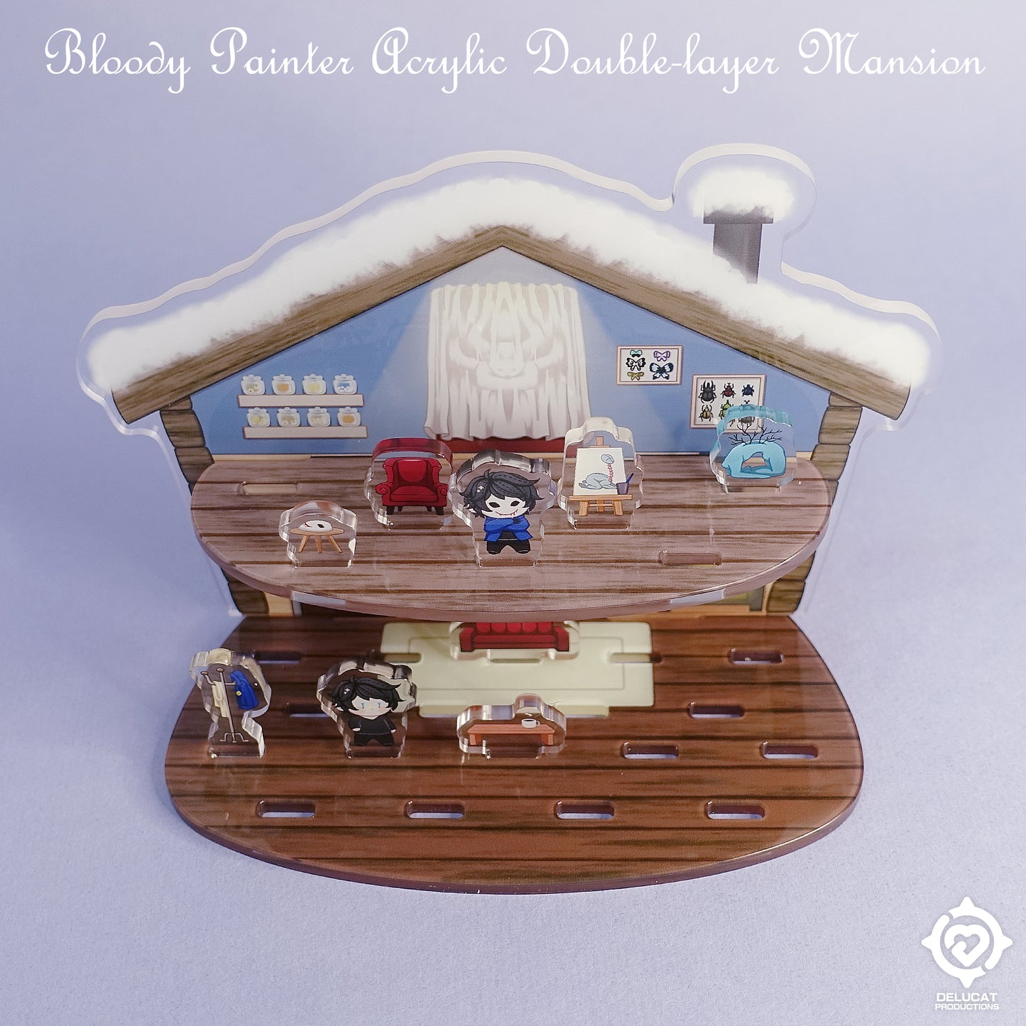 血腥畫家壓克力雙層豪宅