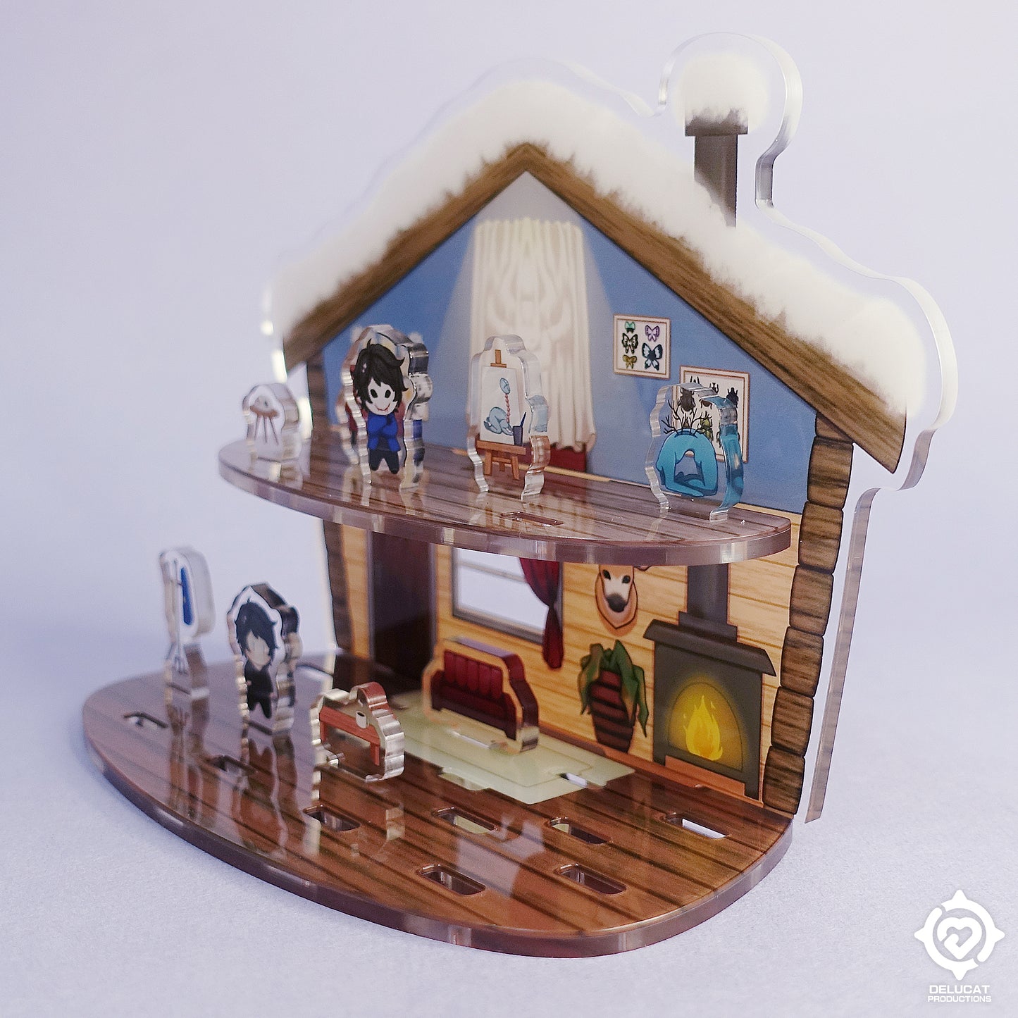 血腥畫家壓克力雙層豪宅