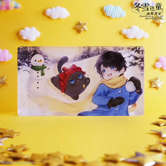 血腥畫家《冬雪迷童》厚壓克力磚