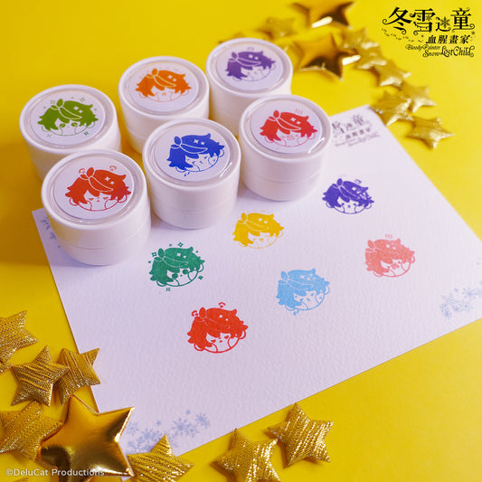 血腥畫家《冬雪迷童》印章盲包(全6款)