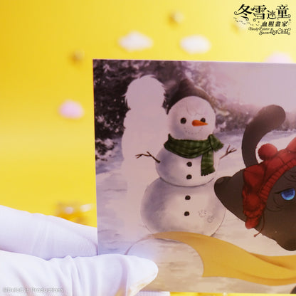 血腥畫家《冬雪迷童》背光顯影卡