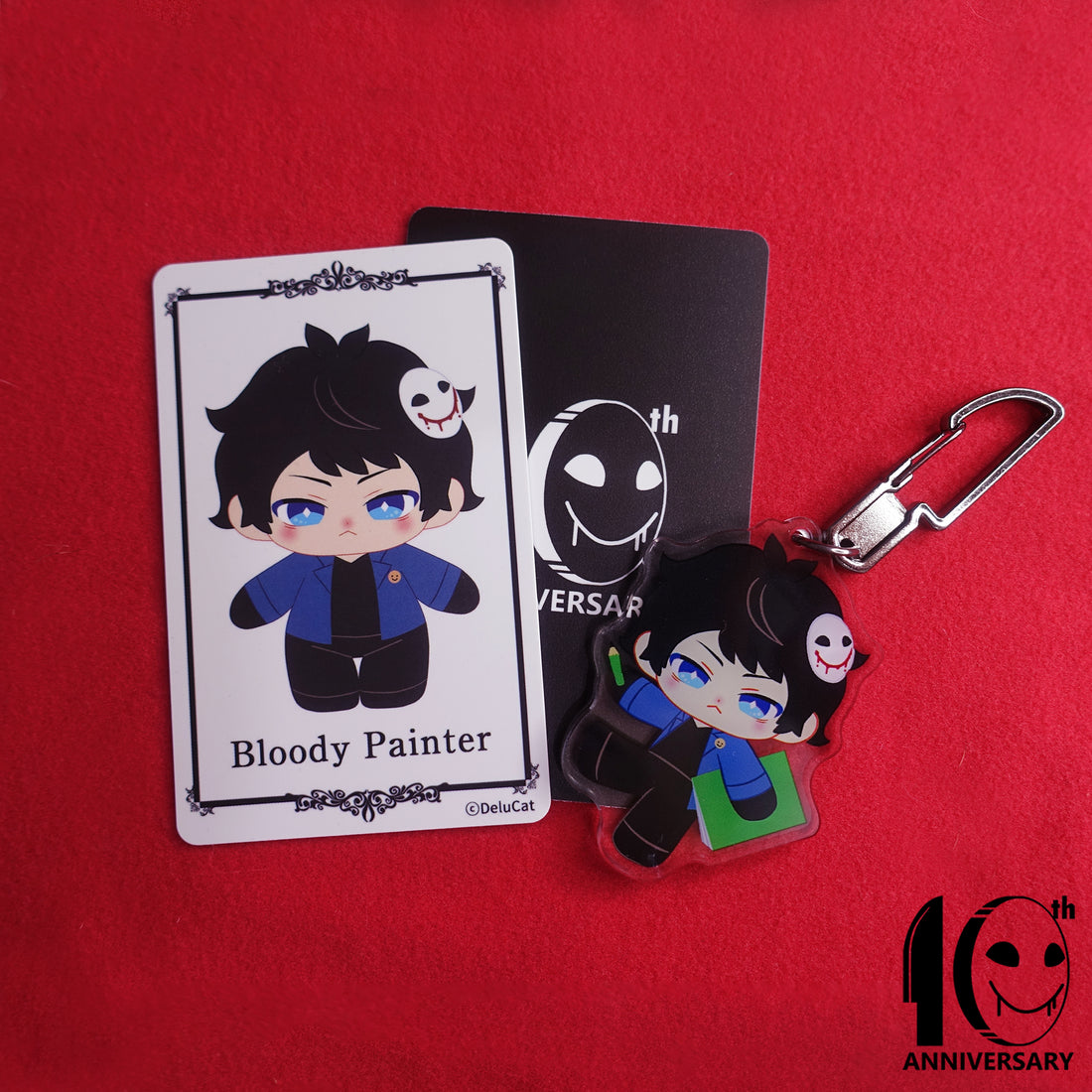 Bloody Painter 20CM Plush + Acrylic Keychains + Card Set – DeluCat ...