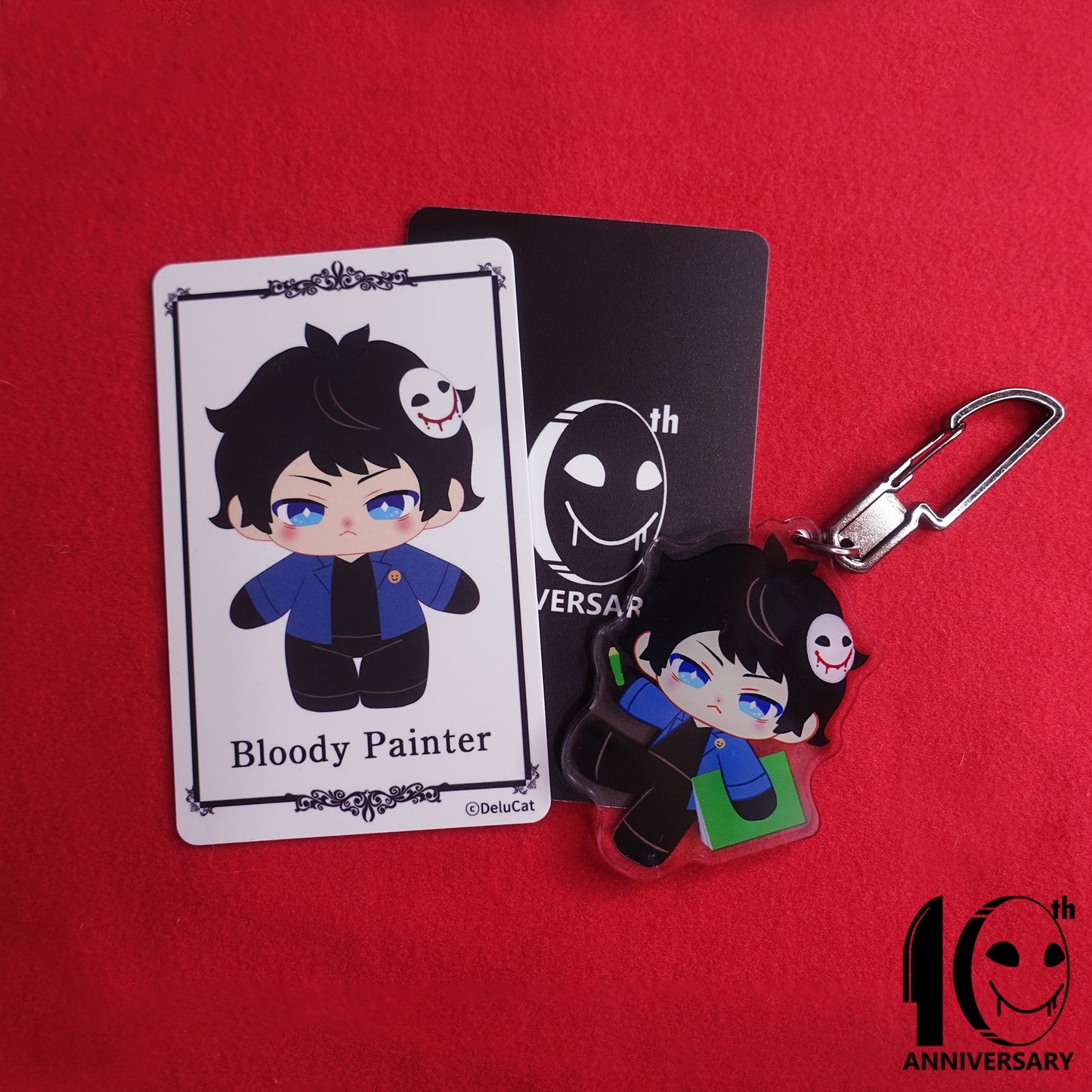 Bloody Painter 20CM Plush + Acrylic Keychains + Card Set