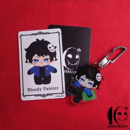 Bloody Painter 20CM Plush + Acrylic Keychains + Card Set